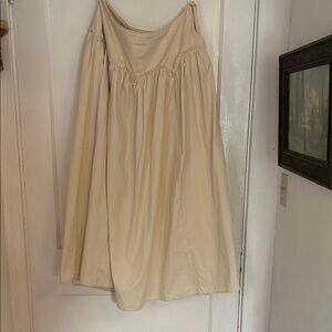 Anthro Mare Mare Basque Waist Maxi Skirt